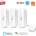 Датчик температуры и влажности Tuya ZigBee, Wi-Fi термометр для умного дома, с поддержкой Alexa и Google Assistant