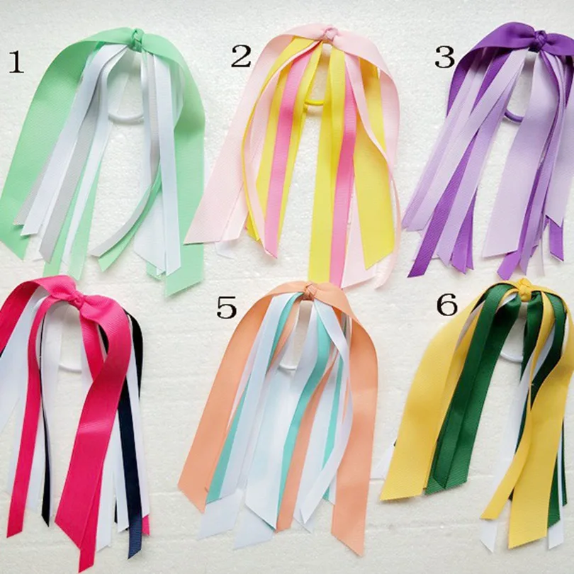 Резинки для волос девочек аксессуары лента с кисточками стреймер держатель