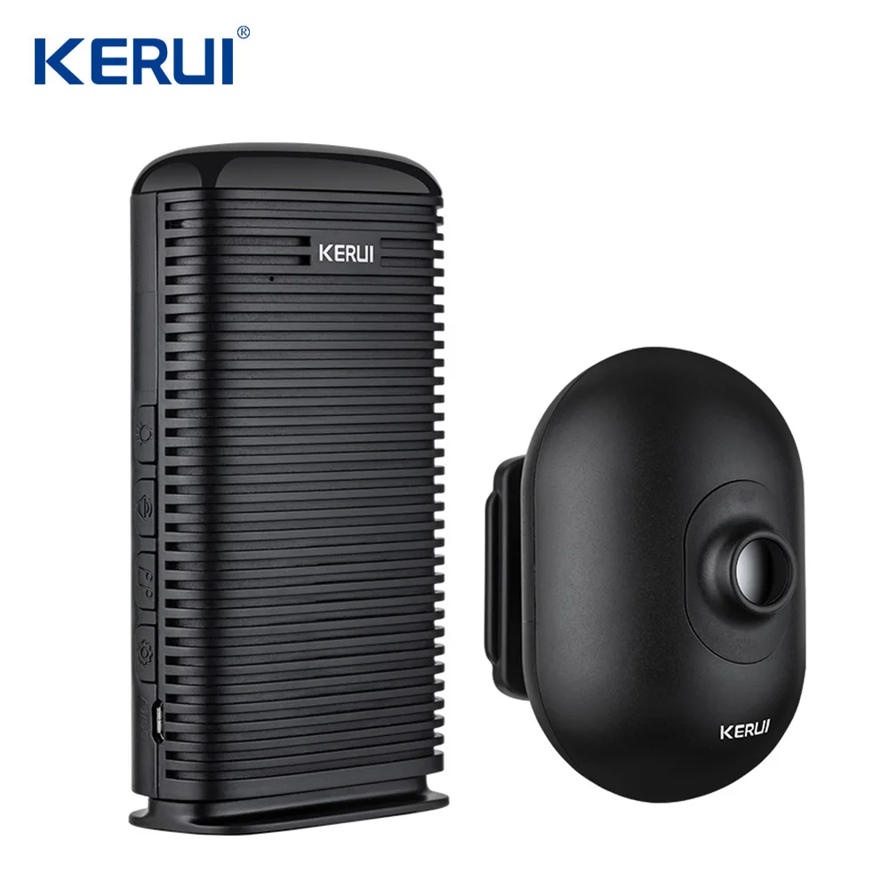 1panel 1motion KERUI DW9 беспроводной охранной сигнализации Водонепроницаемый PIR датчик движения Детектор подъездной дороги гаража охранная сигнализация - Цвет: 1panel 1motion