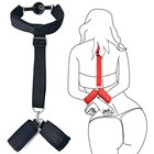 Набор для бондажа BDSM, наручники и манжеты на щиколотки, набор для бондажа под кроватью, Фетиш-раб, эротические секс-игрушки для взрослых для женщин, интимные товары для секса