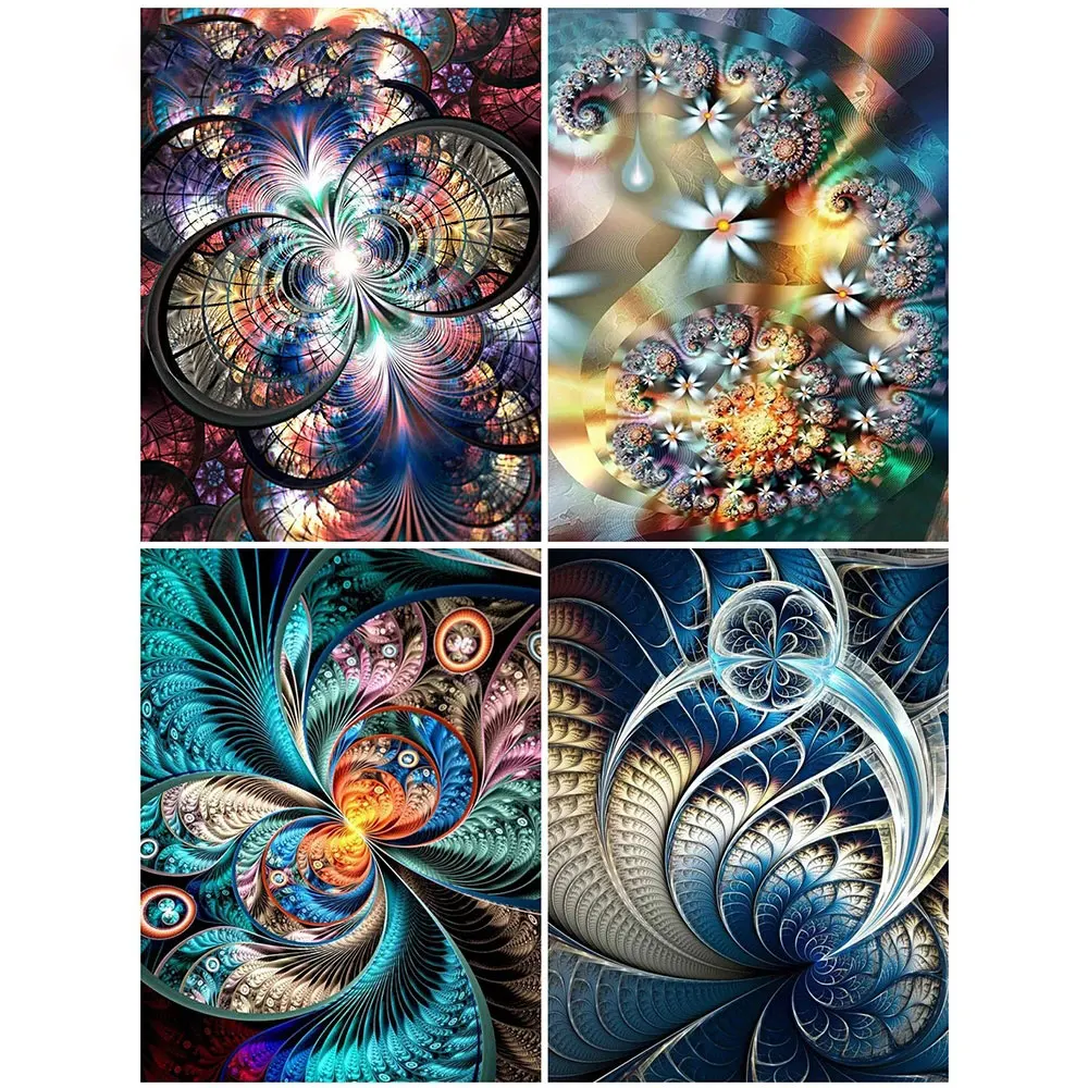 алмазная мозаика вышивка полная 5D DIY живопись полный пейзаж абстрактный цветок