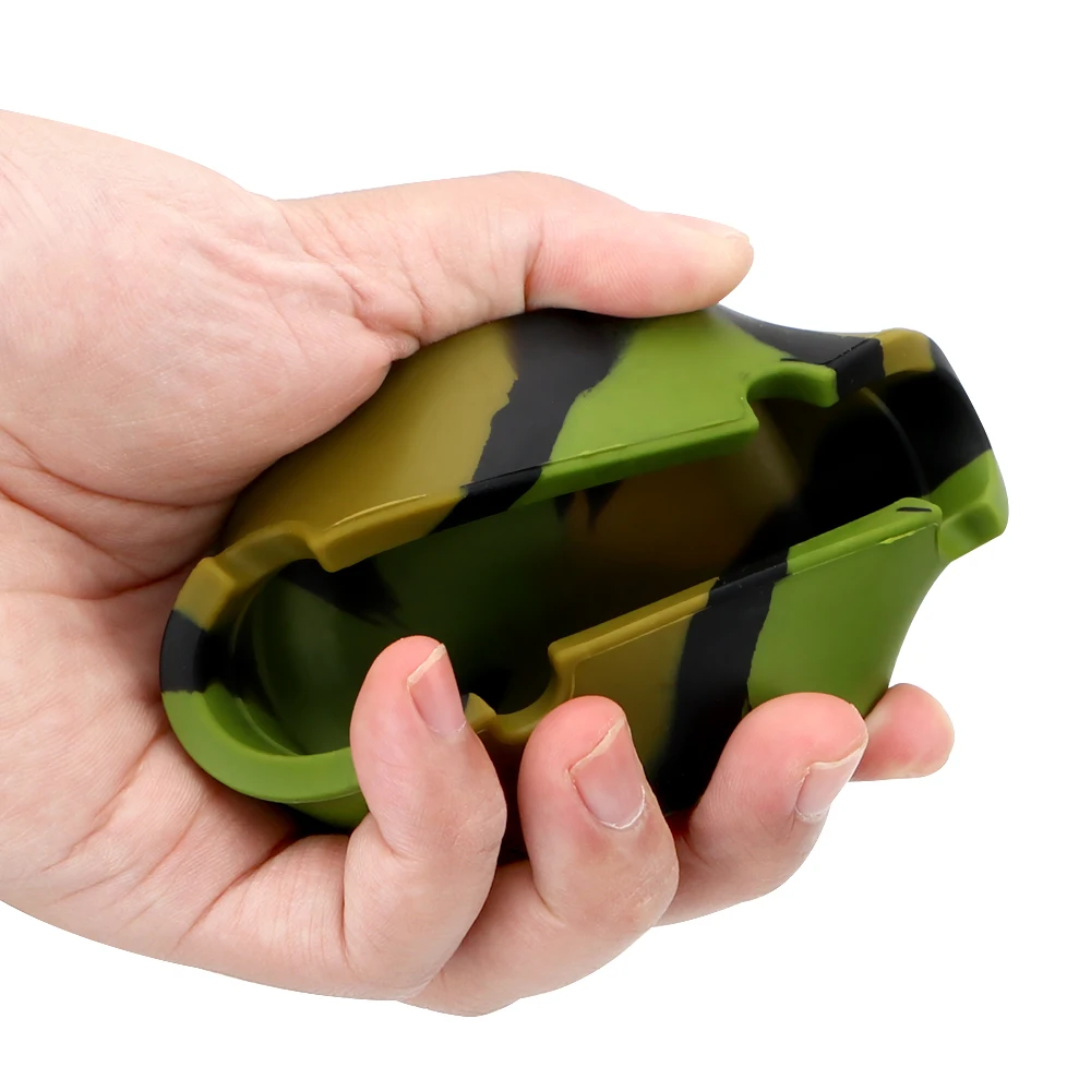 

Cigarette Tray Ash Storage Eco-Friendly Camouflage silicone ashtray Home Decoration Household Merchandises Smoking Accessories