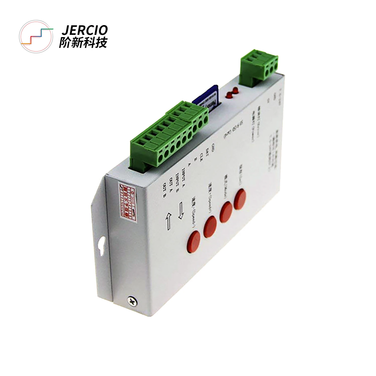 Jercio T 1000s 2048 пиксели DMX 512 управление ler SD картой может управлять WS2801 WS2811 WS2812B LPD6803