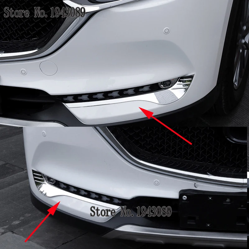 Для Mazda CX8 CX-8 CX 8 2018 2019 Аксессуары Передние Задние противотуманные фары крышка