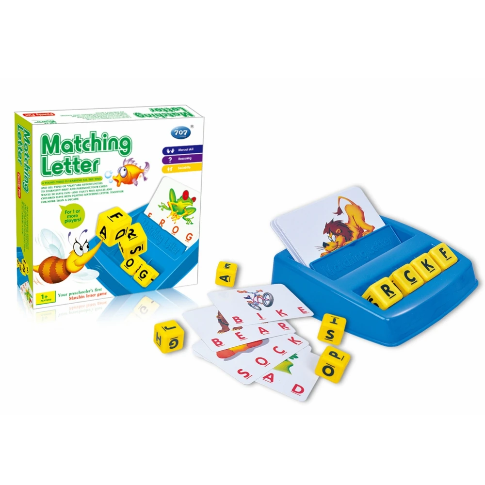 Детские алфавитные буквы ABC соответствующие игрушки для детей Обучающие слова