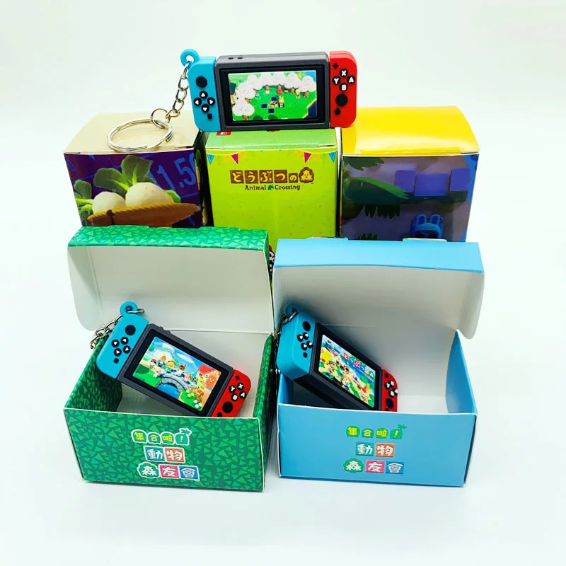 Брелок для ключей Nintendo Switch 6 видов брелок-подвеска из мягкой резины ПВХ |