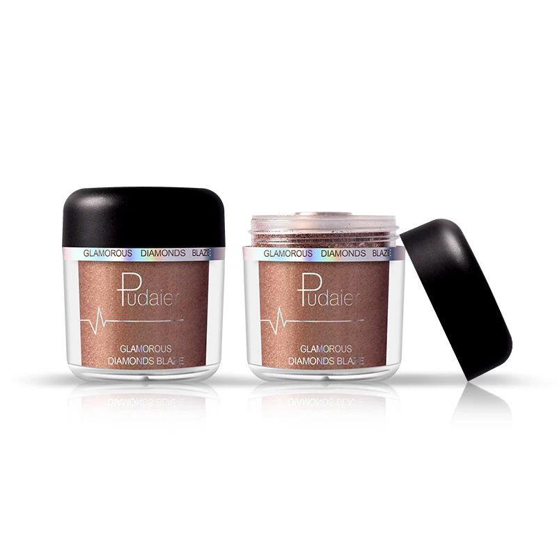 Блестящие тени для век водостойкий макияж 2 в 1 Хайлайтер лица нюдовые блестящие