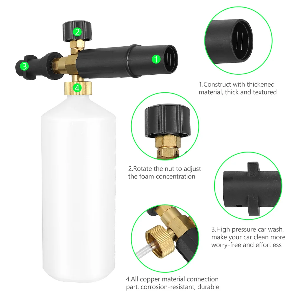 

Soap Dispenser Cannon 1L Power Washer Sprayer Compatible for SL-10