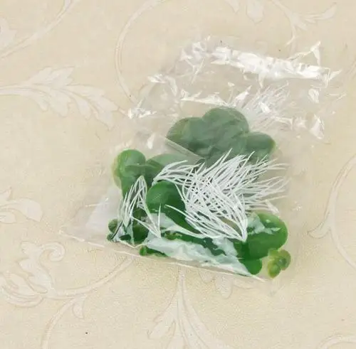 

Mini Plastic Aquarium Simulation Floating Plants Fake Duckweed Fish Tank Decor