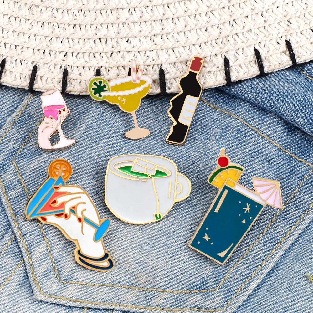 Летняя Пляжная модная мультяшная эмалированная булавка брошь в виде фруктового