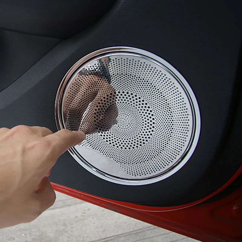 

Декоративный клаксон для двери из нержавеющей стали, клаксон для Ford Mustang 2015 2016 2017 2018 2019 2020, аксессуары для интерьера