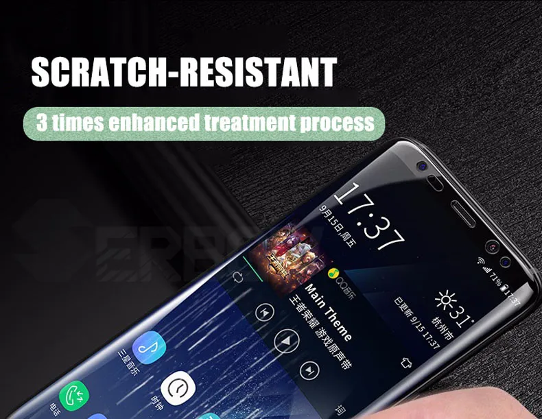 9D полное покрытие мягкая Гидрогелевая пленка для samsung Galaxy S8 S9 S7 S6 Edge Plus Note 8 9 Защитная пленка для экрана S8Plus S9Plus не стекло