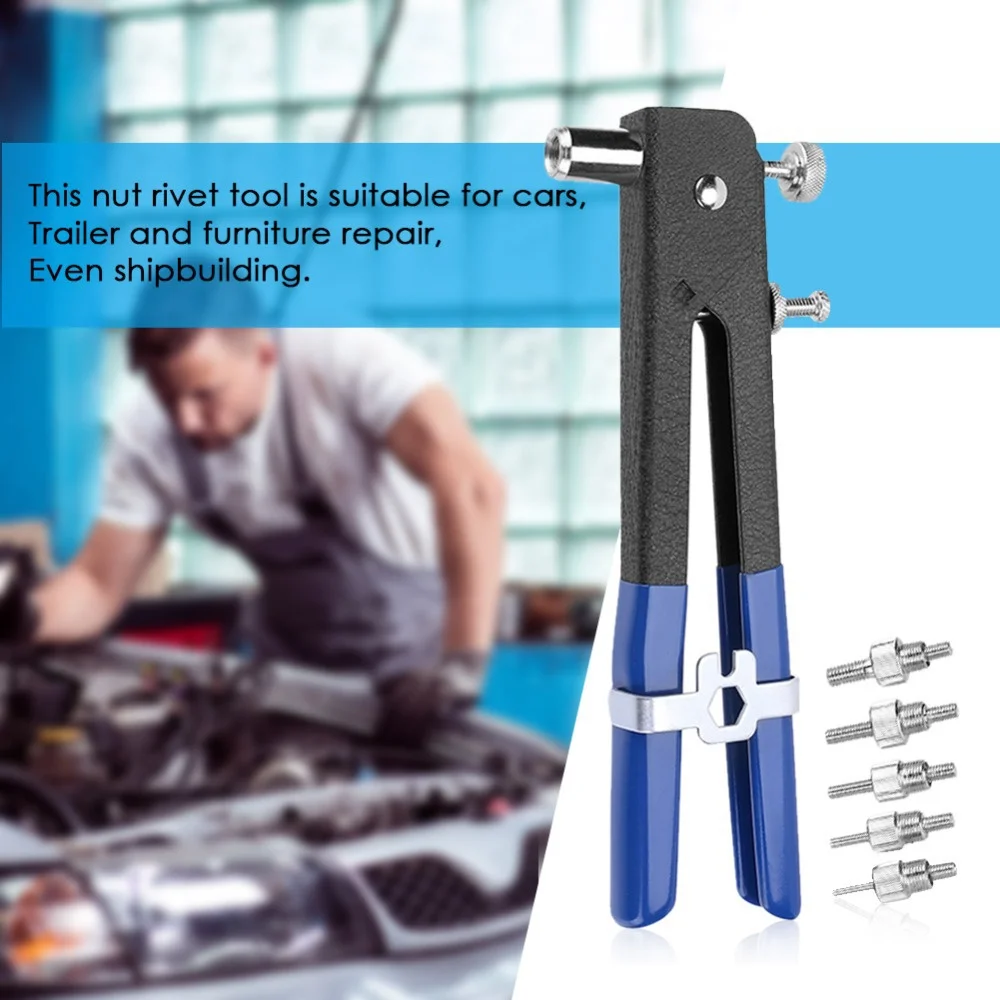 

86pcs Threaded Nut Rivet Gun M3-m8 Insert Tool Set Riveter Rivnut Nutsert Kit