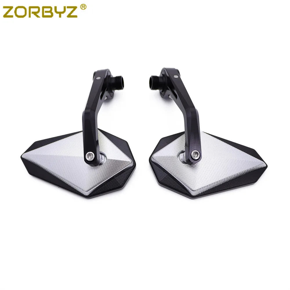 ZORBYZ Новый Мотоцикл CNC алюминиевый руль боковое зеркало с внутренней резьбой для