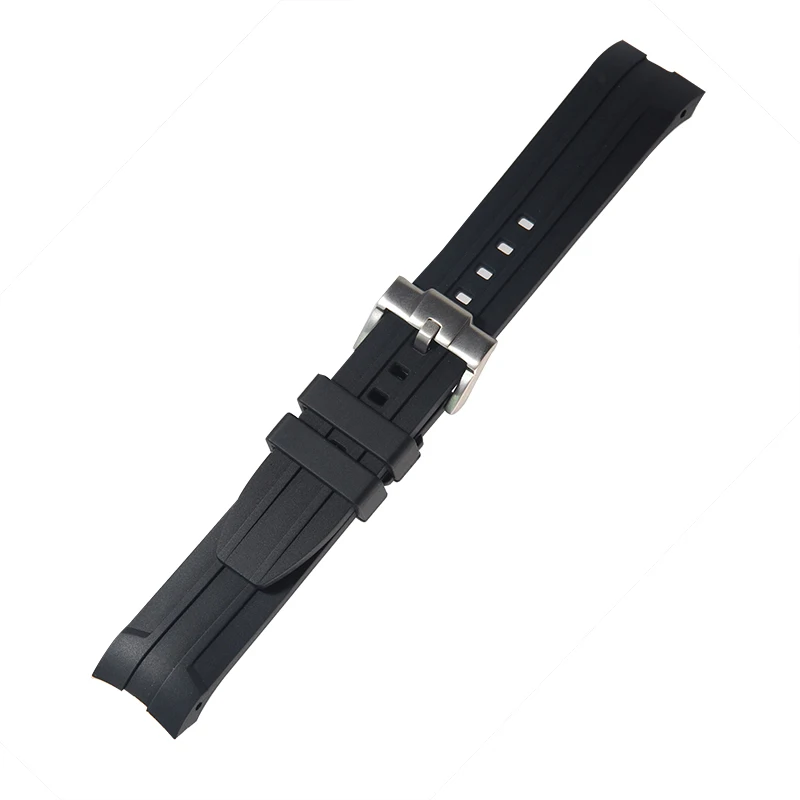 

fluororubber watchbands 21mm Fit for HydroConquest 41mm dial L3.642.4 rubber watch strap