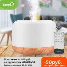 SaengQ-Humidificador de aire de aceites esenciales, difusor de aroma de 300/500/1000 ml, máquina de niebla ultrasónica, aparato eléctrico con luz LED