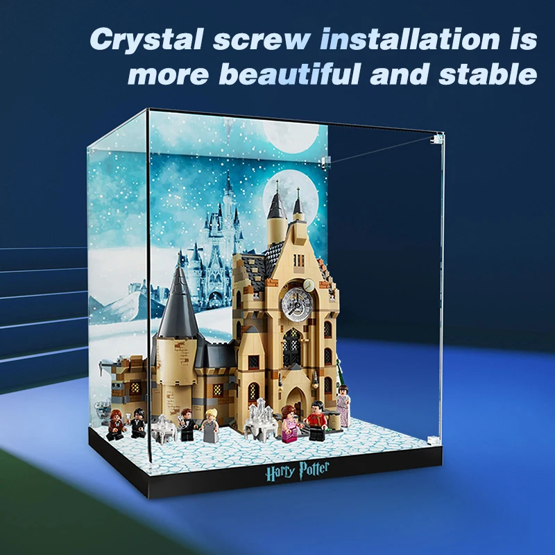 

Acrylic Display Box For 75948 Clock Tower Building Blocks Display Case (Not Include The Model)
