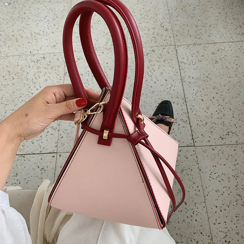

Fashion Luxury Handbags Casual Ladies Hand Bags Pu Leather Top Handle Bag Drawstring Summer Small Purses 2021 Japan and Korea