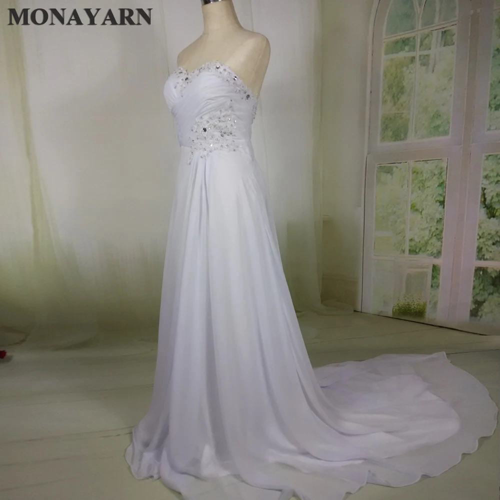 Бесплатная доставка в наличии дешевое шифоновое пляжное бальное платье