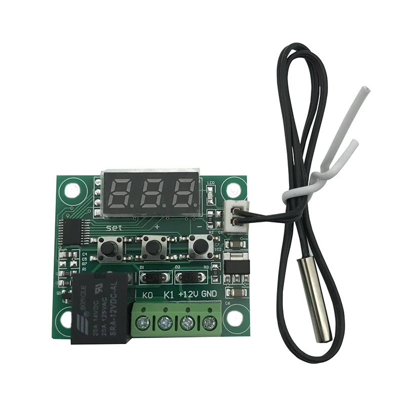 

Фоторегулятор температуры, термометр, терморегулятор, 1 шт., W1209, 12 В постоянного тока