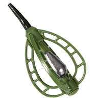 abs fishing sinker carp fishing feeder fishbait cage fishing lure case fish accessories fish bait cage