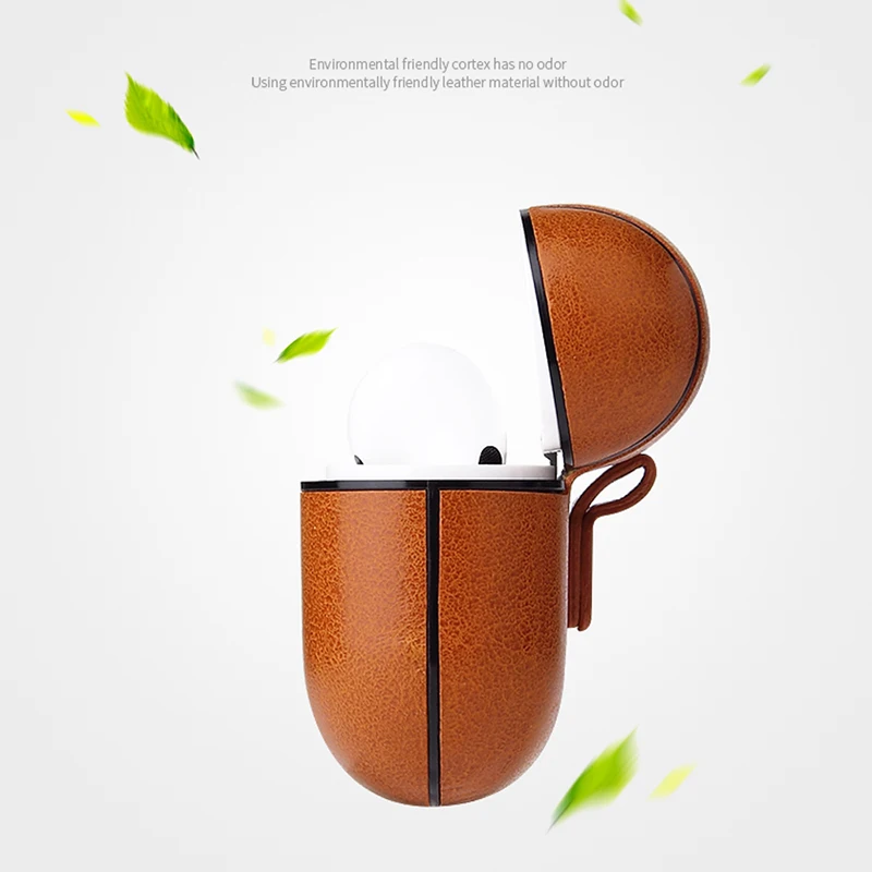 Отличный кожаный чехол для Apple Airpods Pro correa 3 2 1 противоударный Air pods защитный