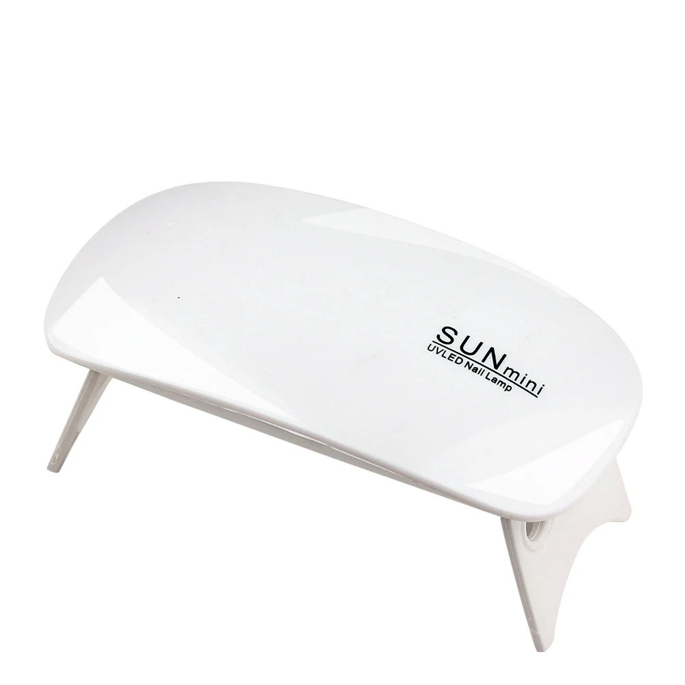 

6W White Nail Dryer Machine UV LED Lamp USB Cable Home Use Nail UV Gel Varnish Dryer 3 LEDS Lamp Nail Art Tools