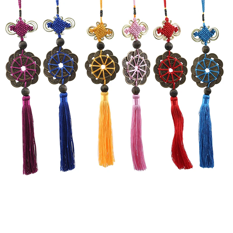 Китайская подвеска с узлом и кисточкой украшение для дома в национальном стиле