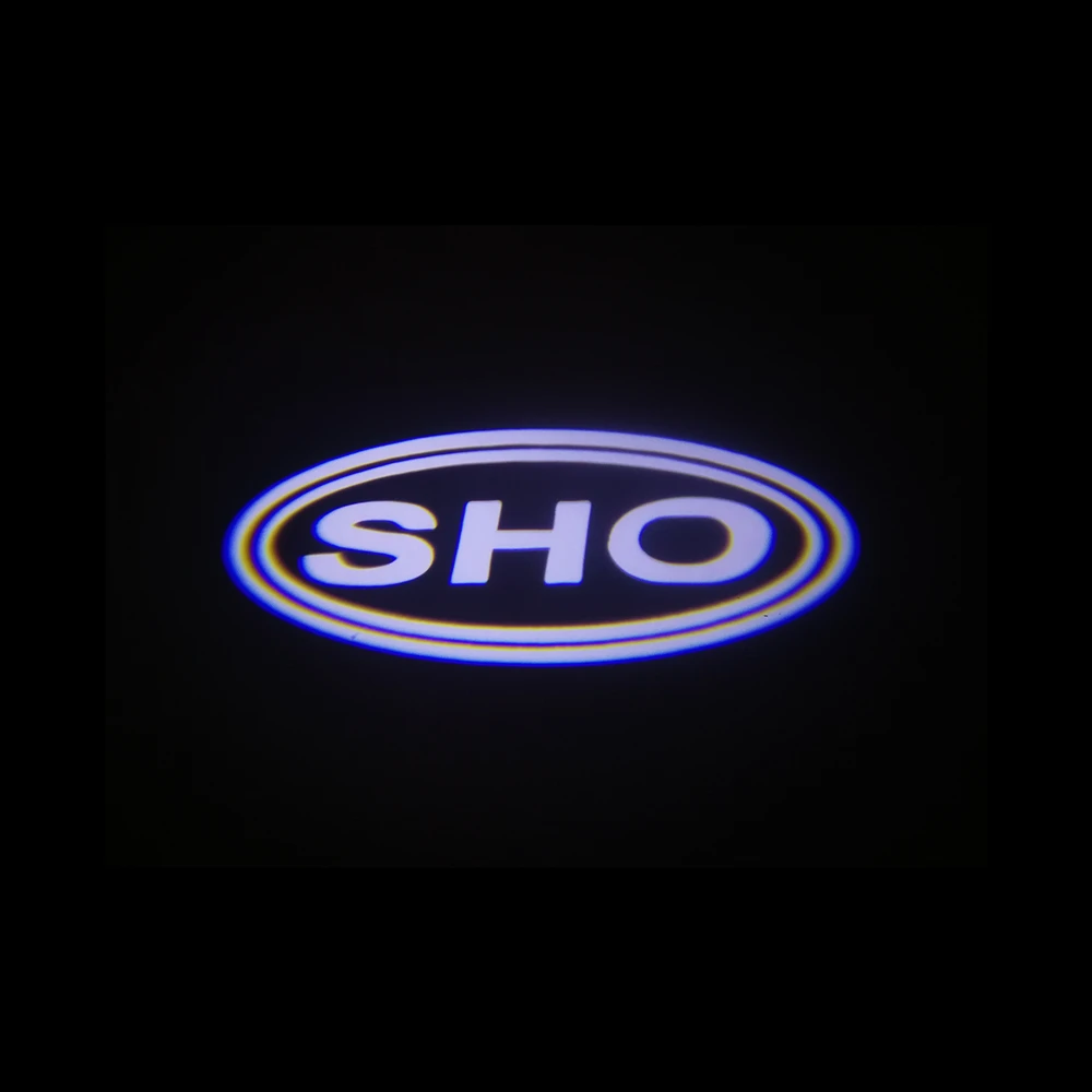 SHO QCDIN для FORD светодиодный светильник-лужа с логотипом, зеркало заднего вида, светильник-проектор для F150 aurus Mondeo Explorer Edge FUSION Expedition FLEX - Испускаемый цвет: SHO