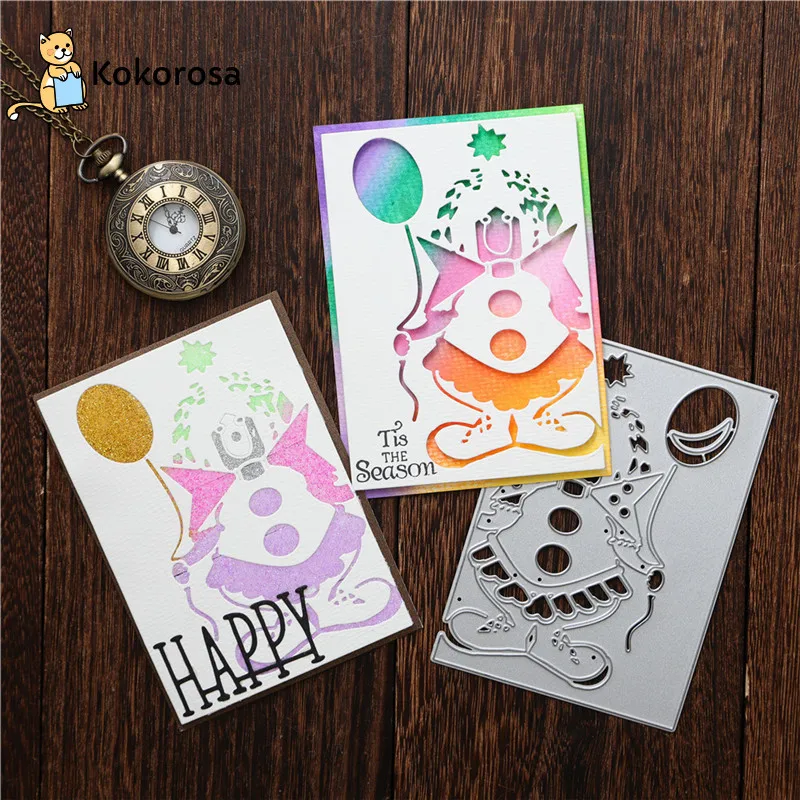 Kokorosa Праздничная рамка металлические резные штампы для скрапбукинга карты