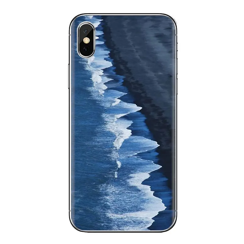 Прозрачный чехол из термополиуретана чудеса природы вулкан Исландия для Samsung Galaxy