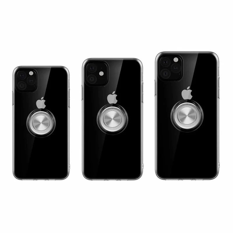 Чехол для iPhone XS Max чехол для iPhone 11 Pro максимальный чехол прозрачный мягкий силиконовый кольцо из ТПУ чехол для iPhone X 6 6s 7 8 Plus чехол Caque