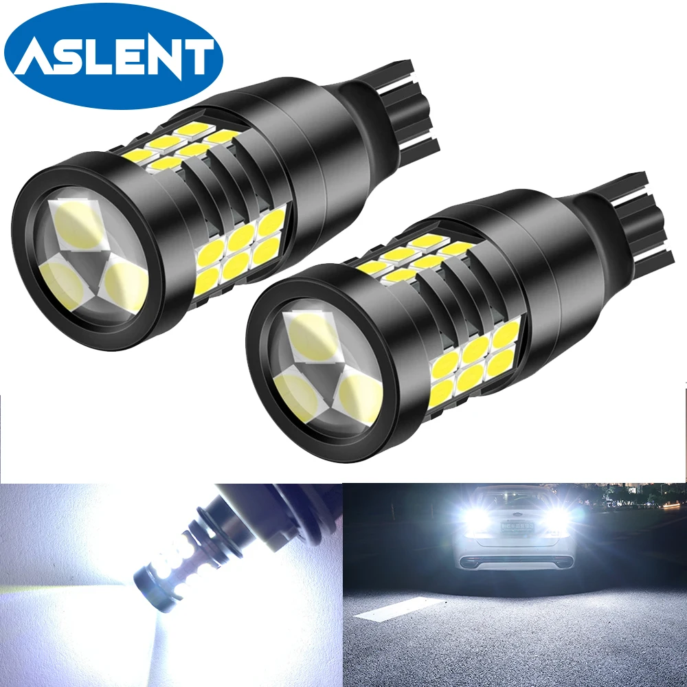 2pcs T15 W16W BAY15D 1157 PY21W BAU15S P21W BA15S 7443 W21/5W T20 3157 P27/7W T25 Canbus LED Bulb for Car Brake Reverse Lights