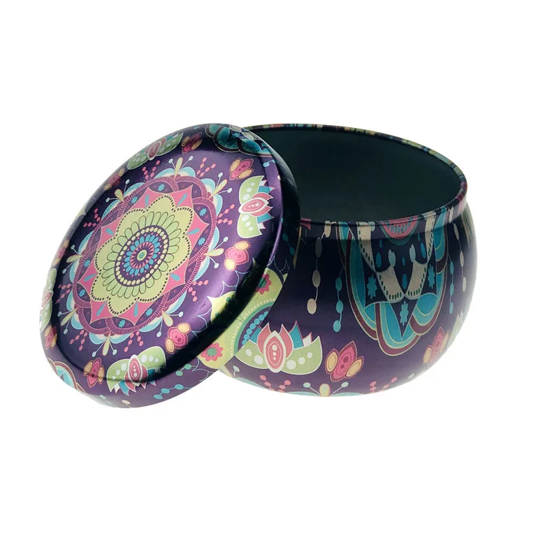 6 шт. винтажные металлические жестяные банки в форме барабана банка для свечей