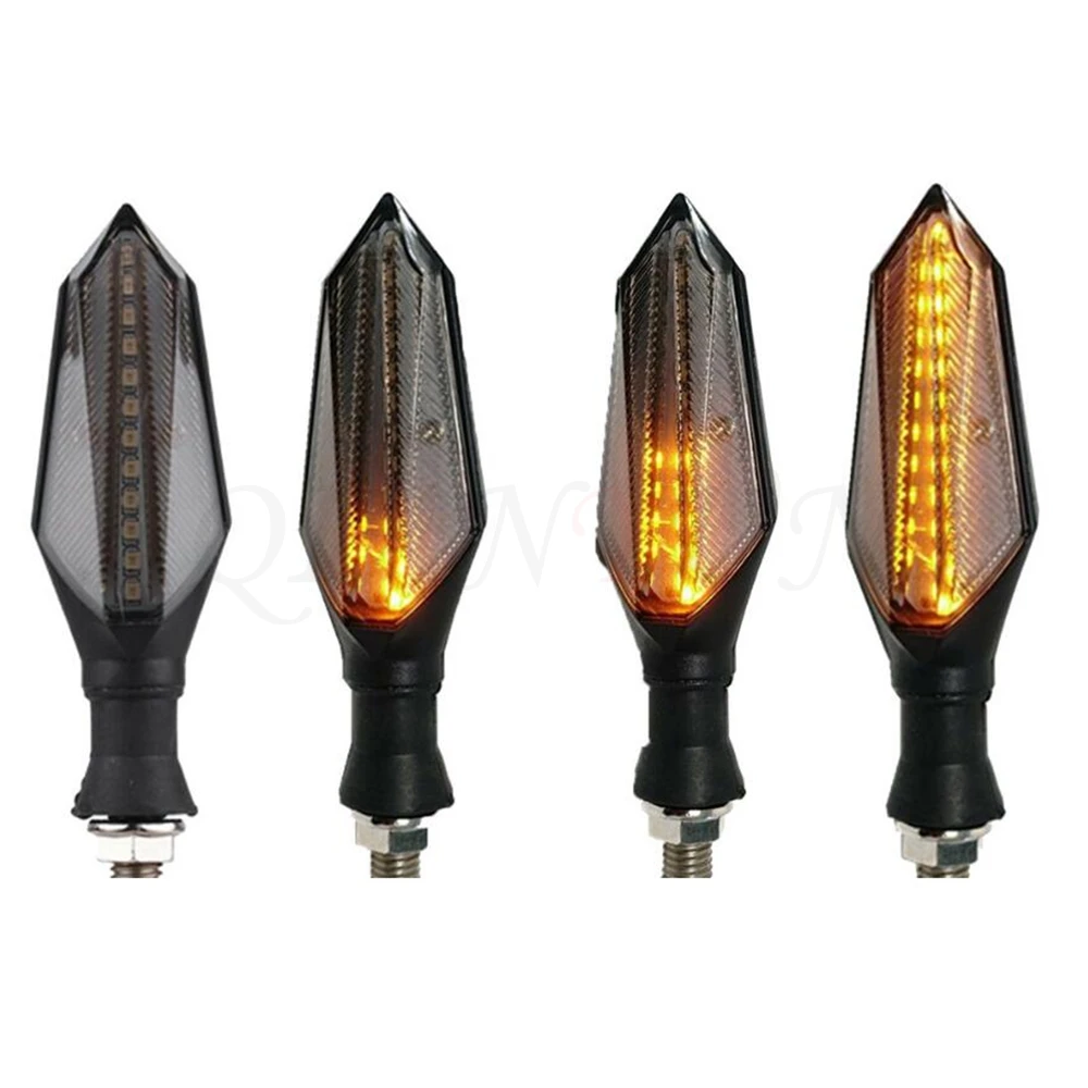 Светодиодный индикатор поворота мотоцикла 2 шт. синий и желтый высокое качество