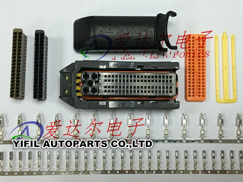 81 контактный/направленный гнездовой разъем TE/AMP P ЭБУ с крышкой клемма 368290 1|Кабели