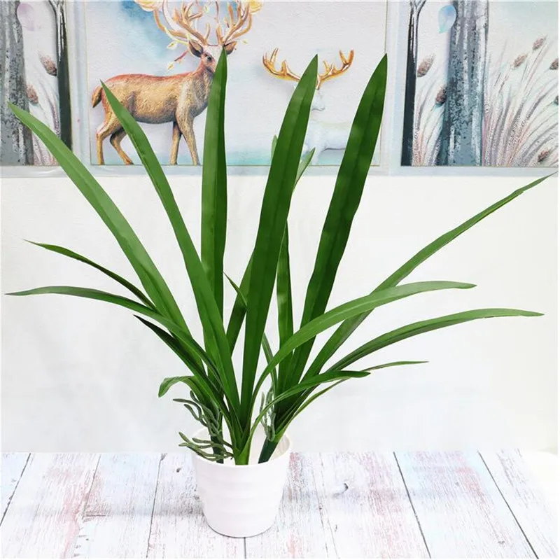 10 шт искусственные орхидеи Цимбидиум лист 23 62 &quotДлина моделирование зелени