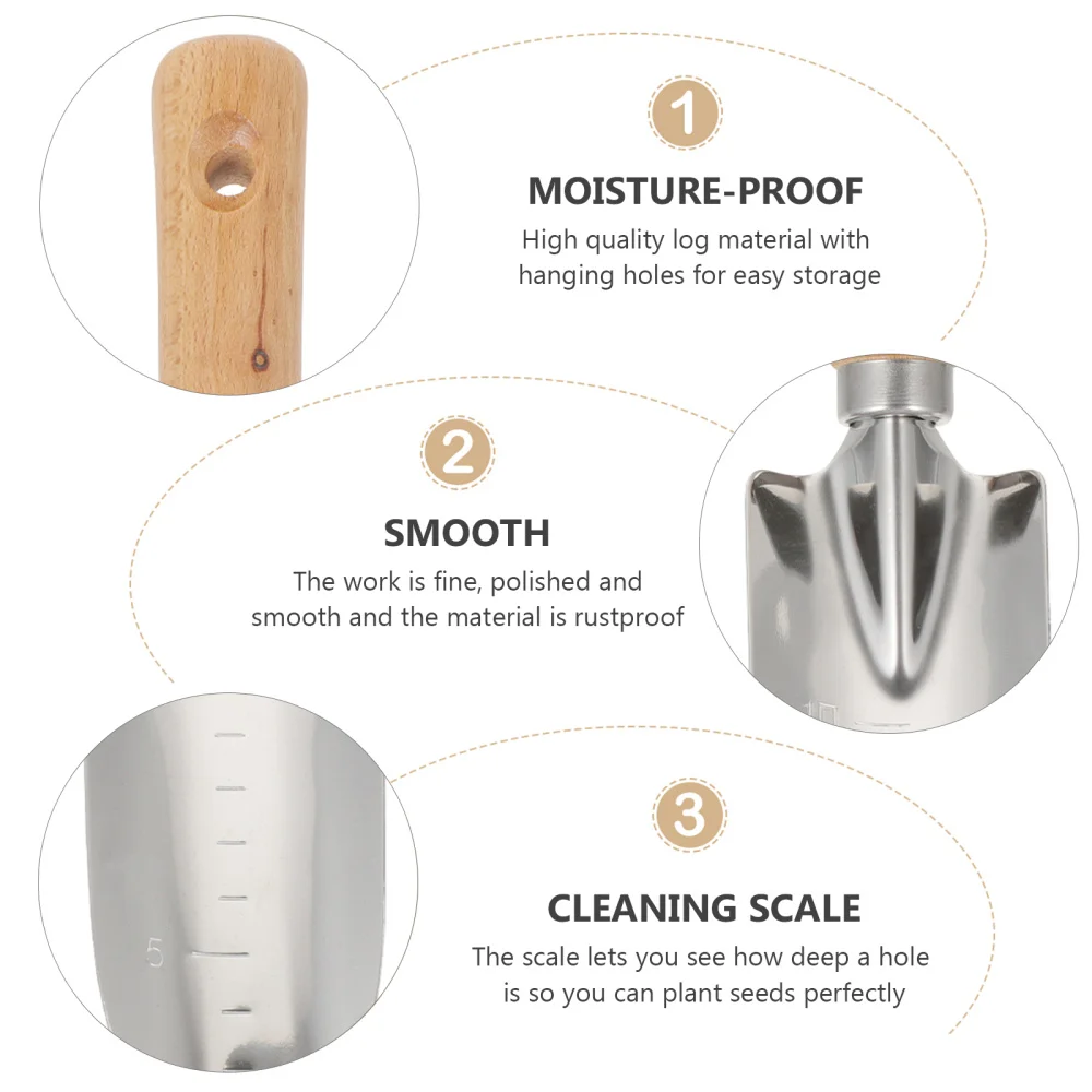 

Portable Trowel Garden Calibration Shovel Outdoor Tool Shovel Garden Supply