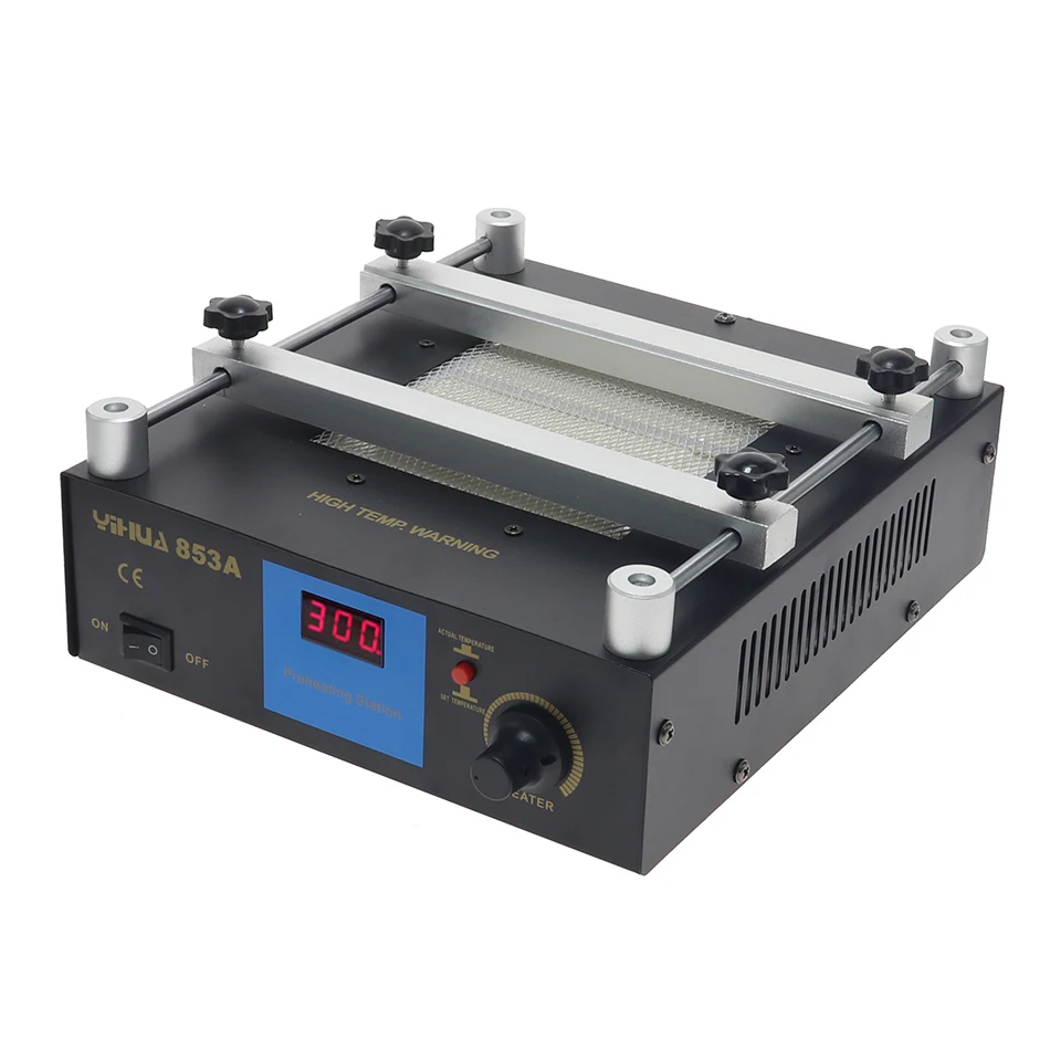 YIHUA 853A 110V 220V Цифровая инфракрасная станция предварительного нагрева высокой мощности ESD BGA паяльная станция PCB паяльная станция