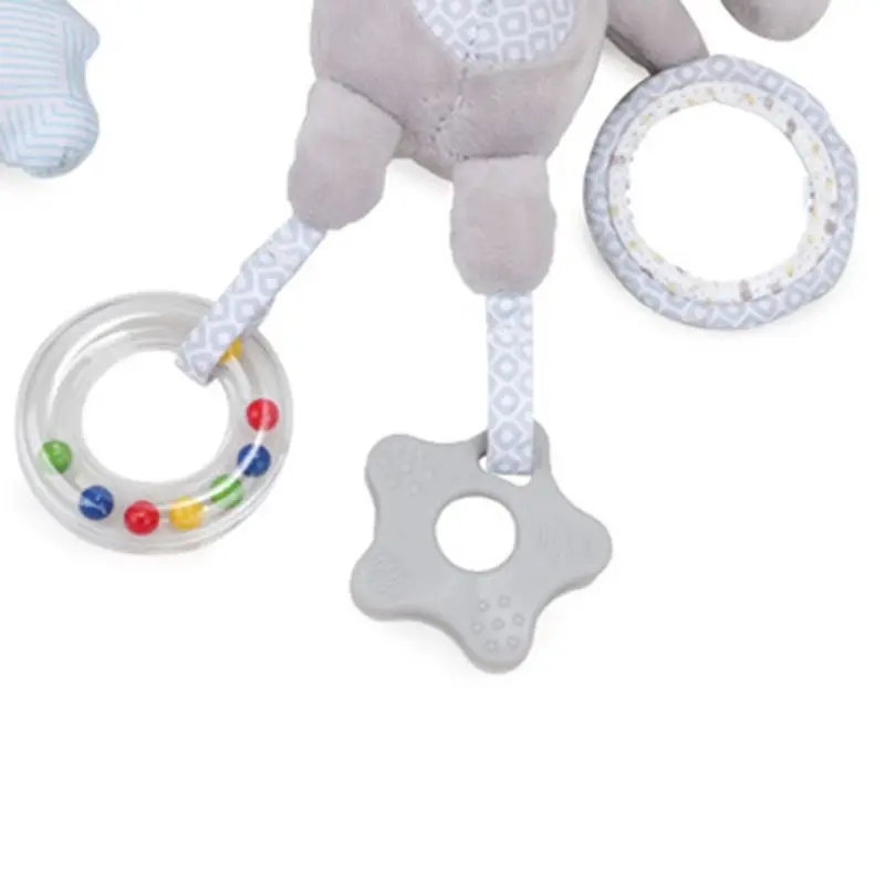 Детские плюшевые игрушки Мультяшные животные погремушка ручной Колокольчик с