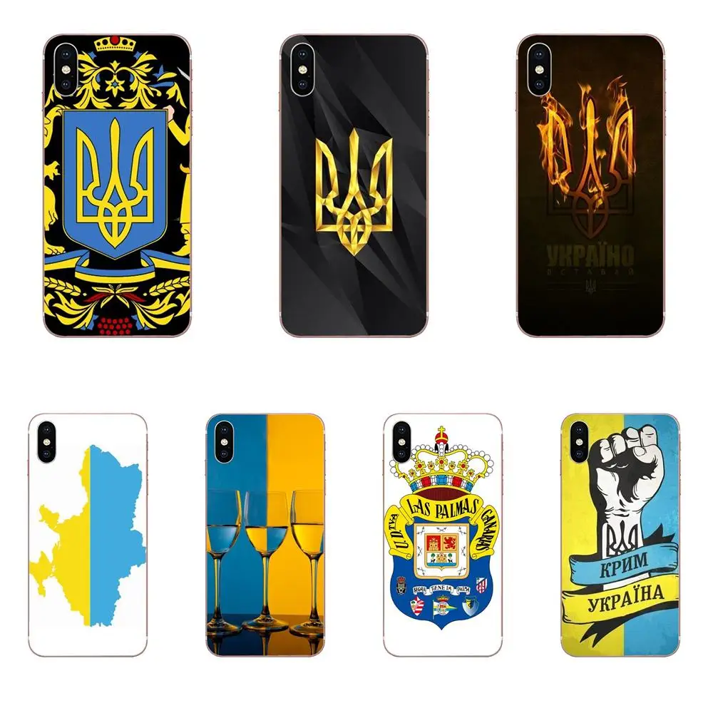 Мягкие чехлы для Xiao mi 3 4 4C 4i 5 5s 5X6 6X8 SE Pro Lite A1 Max x 2 Note мкА флаг Украины|Чехлы-накладки|