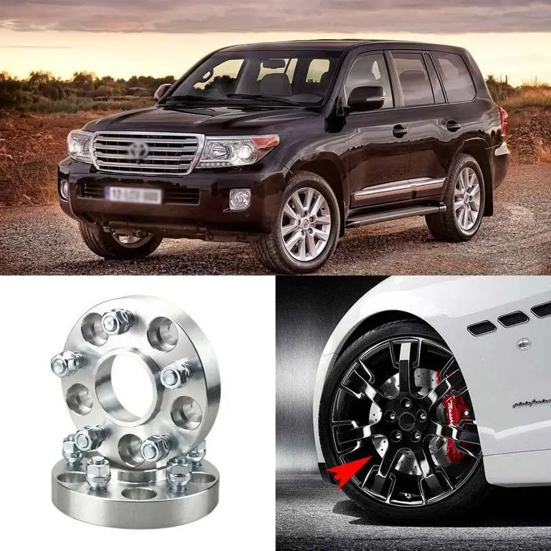 

Для Toyota Land Cruiser 2008 +/Tundra 2007 + Автомобильная колесная прокладка 4 шт. 5X150 110CB толщиной 25 мм Hubcenteric колесные промежуточные адаптеры