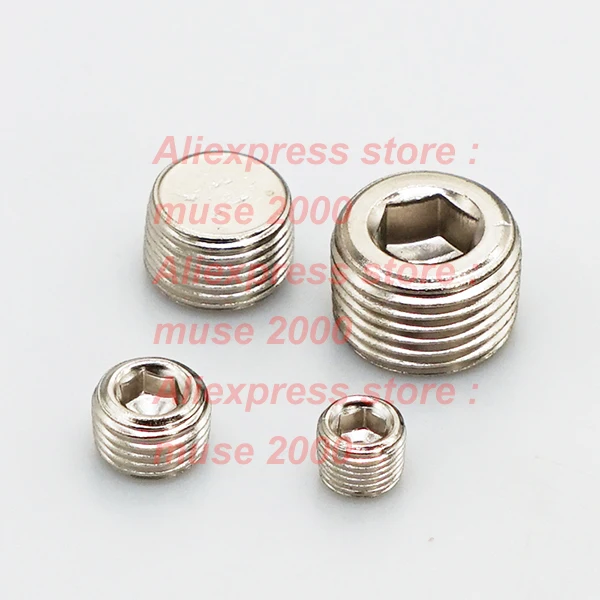 Внутренняя шестигранная винтовая заглушка M5 PT 1/8 1/4 3/8 1/2 дюйма | Обустройство дома