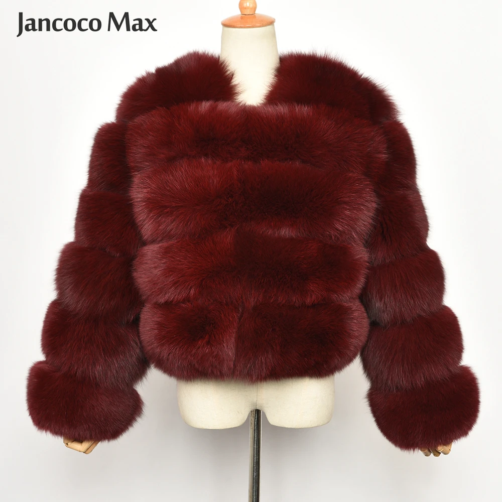 Женская Шуба с длинным рукавом теплая шуба из натурального меха лисы S1796B|fox fur|natural