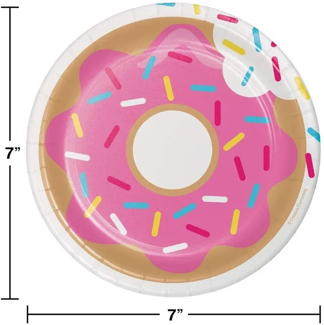 Украшение на детский день рождения сотовые шарики для мороженого Пончик