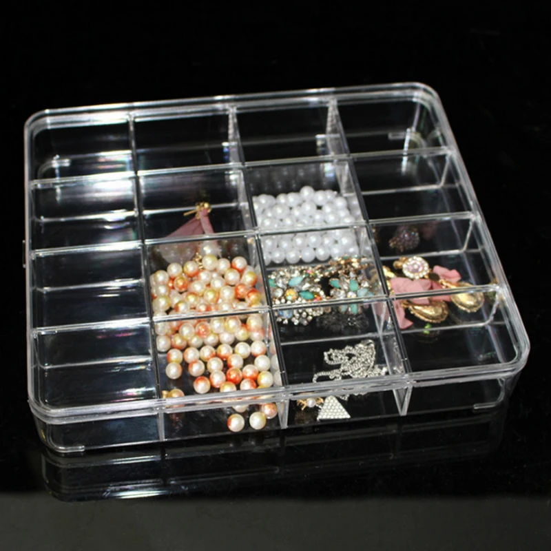 Высококачественный акриловый прозрачный контейнер для хранения пластиковая