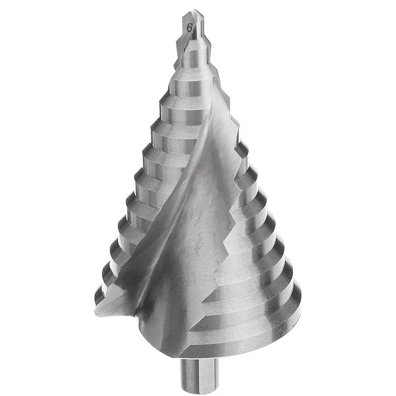 

Step Drill 6-60mm HSS Step Drill Bit Hight Steel Speed 12 Steps Straight Flute Step Drill