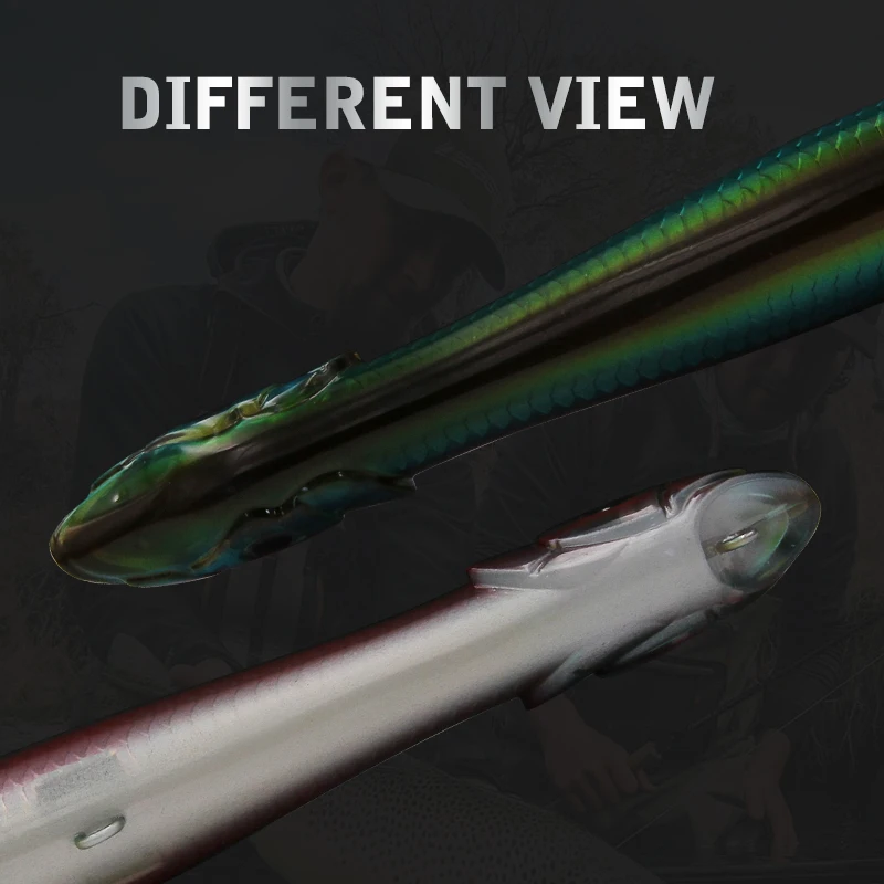 Wondershot B01 135MM 26G Snake Head Popper Topwater Floating Sea Bass Pike Bait 1PC Wobbler Fishing lure With Mustad Hooks