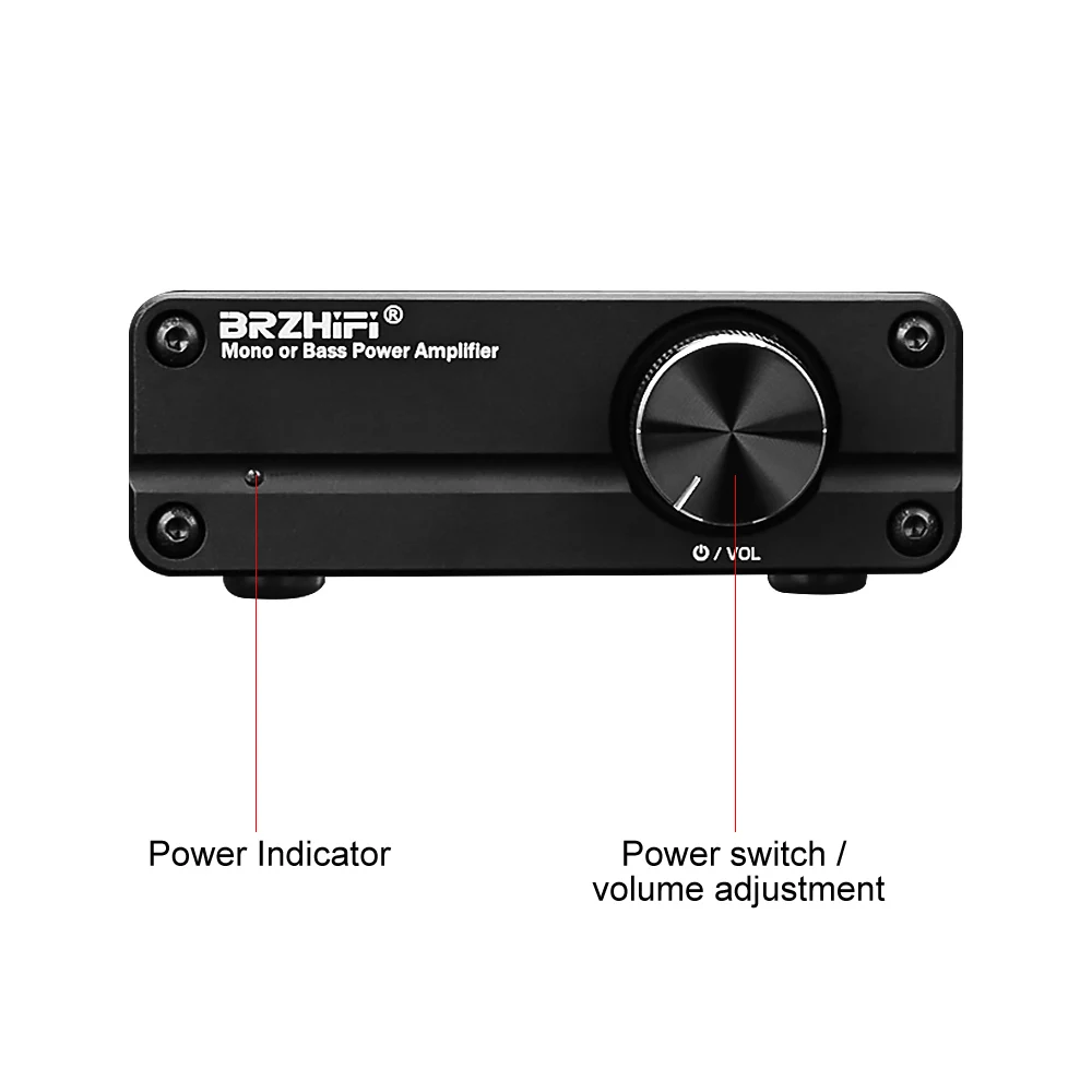 Усилитель звука BRZHIFI Mini HIFI TPA3116 100 Вт усилитель высокой мощности для сабвуфера