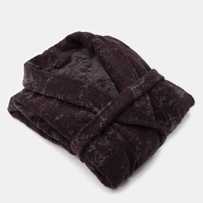 Dressing gown Ethel &quotDenim&quot man's tsv. graphite size 48 400 g / m cotton 100% with AIRO 4560828 Robes Sleepwear Robe Children s Clothing